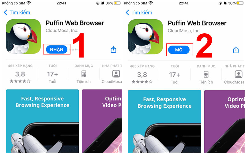 Cài đặt Puffin Web Browser